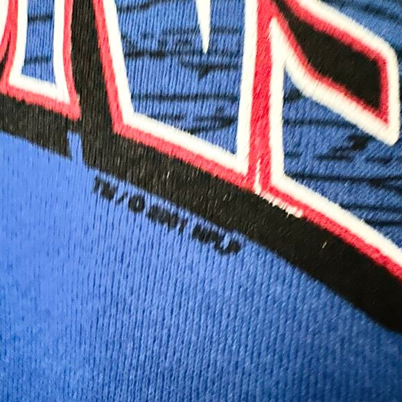 Lee Vintage Blue New York Giants NFC NFL Champion 2001 Sweatshirt W/ Sticker - Picture 4 of 11